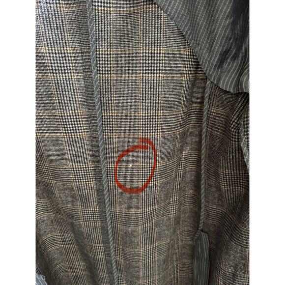 Ermenegildo Zegna Brown Houndstooth Cashmere/Wool Sport Coat Blazer Jacket 44L - Picture 16 of 16